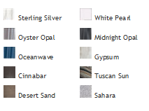 Shell kleuren LA Spas